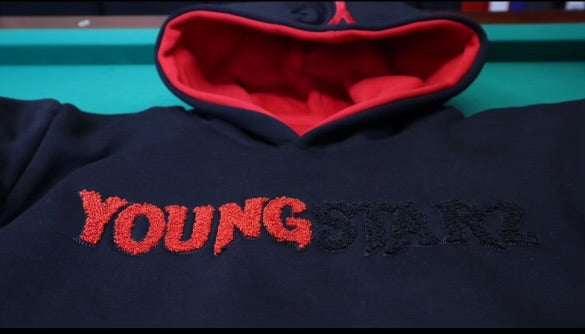 Red/Black Reversible YoungStarz Hoodie