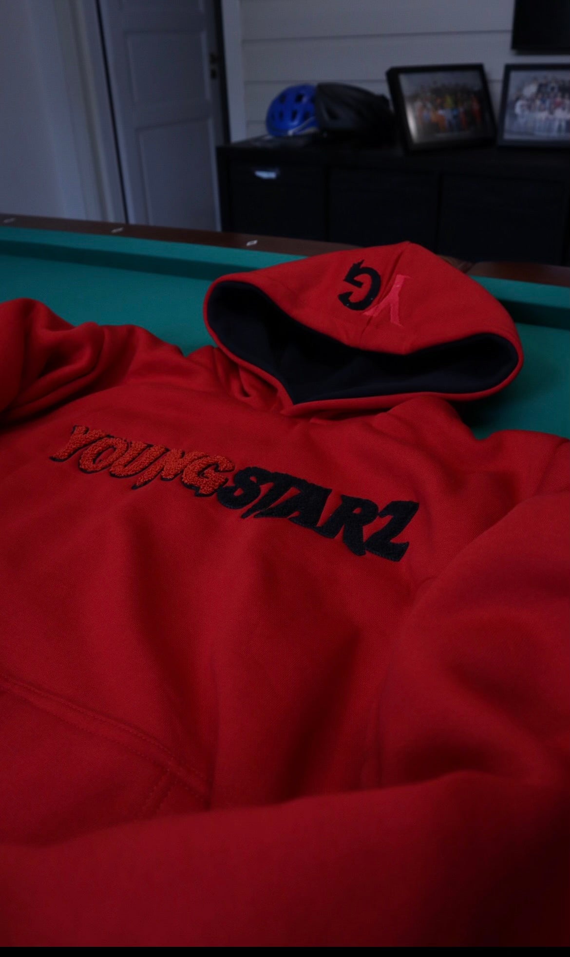 Red/Black Reversible YoungStarz Hoodie