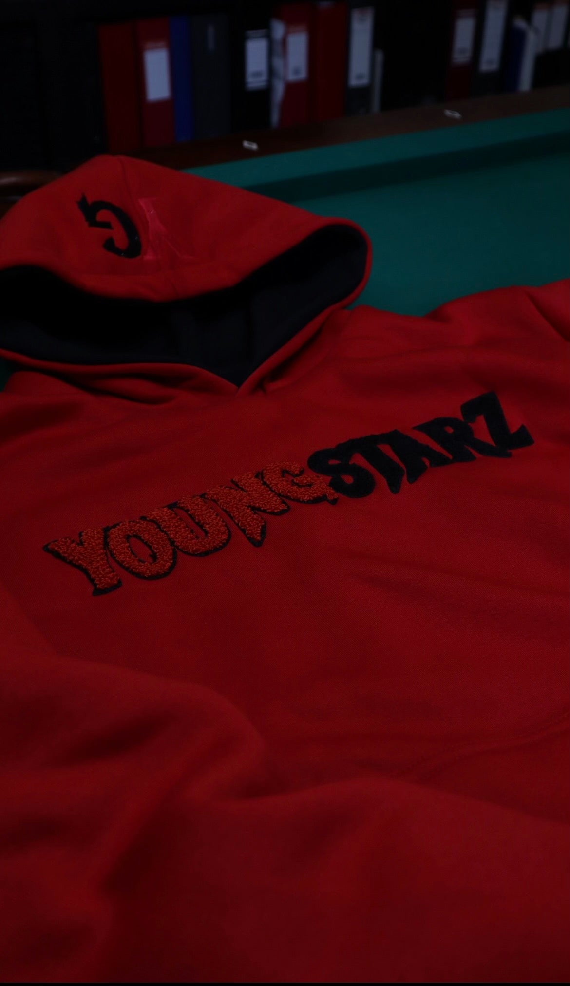 Red/Black Reversible YoungStarz Hoodie