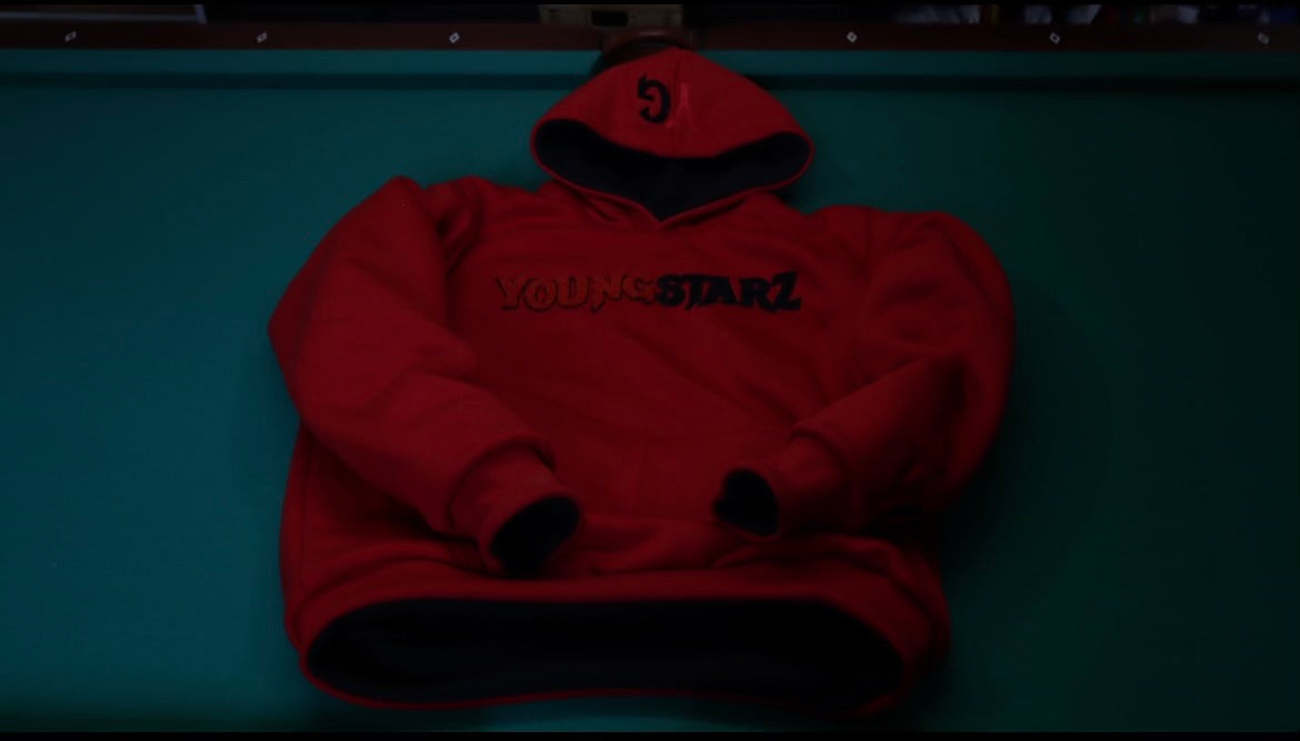 Red/Black Reversible YoungStarz Hoodie