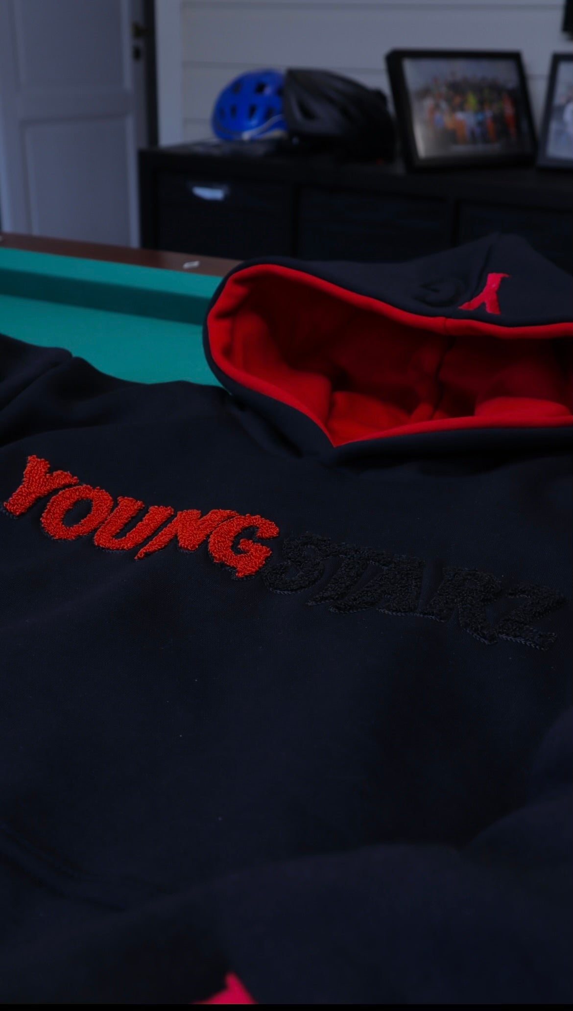 Red/Black Reversible YoungStarz Hoodie