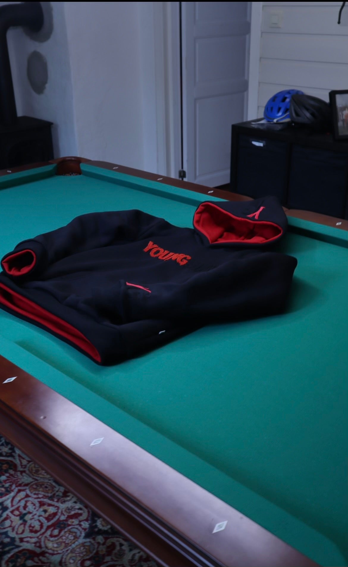 Red/Black Reversible YoungStarz Hoodie