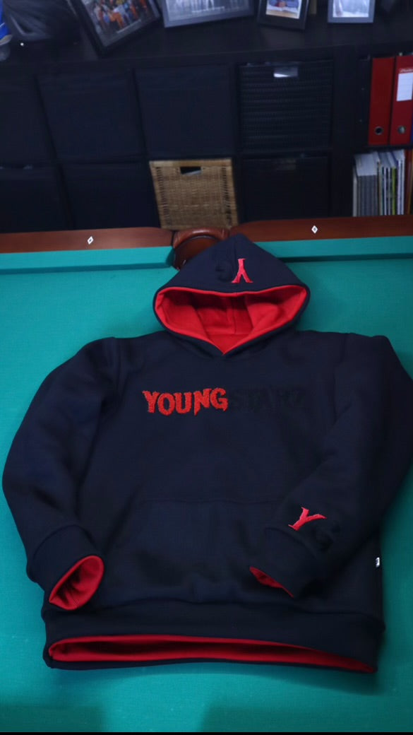 Red/Black Reversible YoungStarz Hoodie